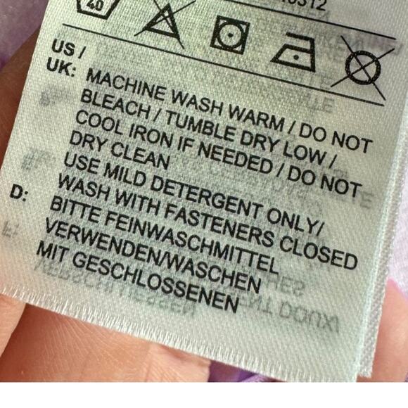 ADIDAS Adicolor 3-Stripes Mini Skirt in lilac NEW Size small - Picture 14 of 15